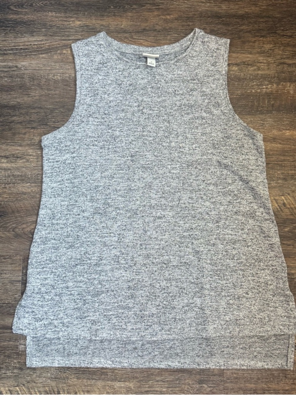 a new day Heather Gray Muscle Tank Top